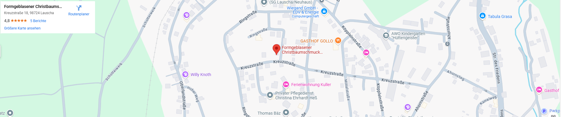 Google maps der Weg zu uns!